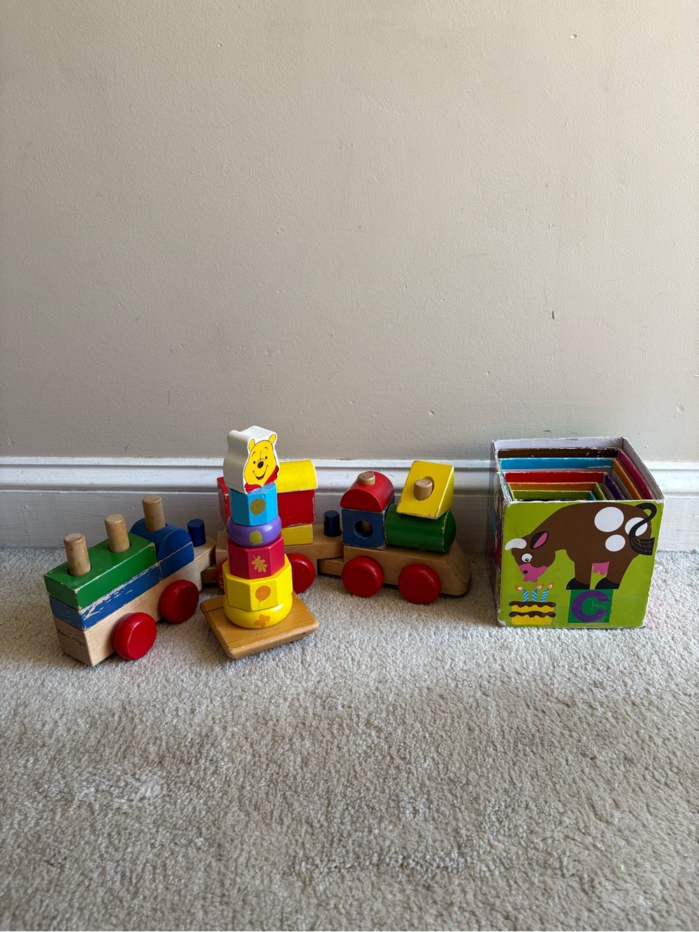 Melissa and Doug stacking and learning toy lot